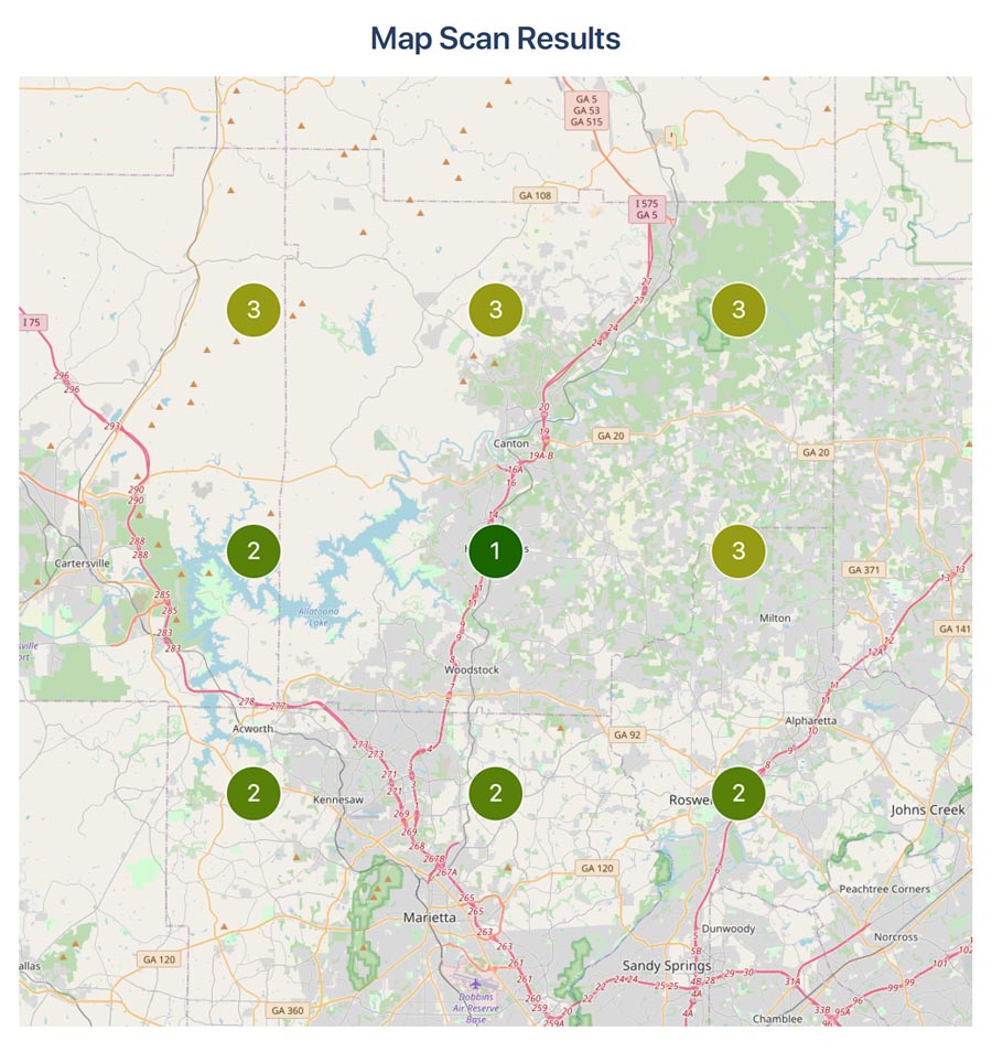 Top-ranking-Local-SEO-displayed-on-area-map