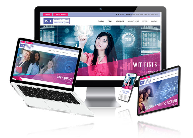 website-launch for Women in Technology